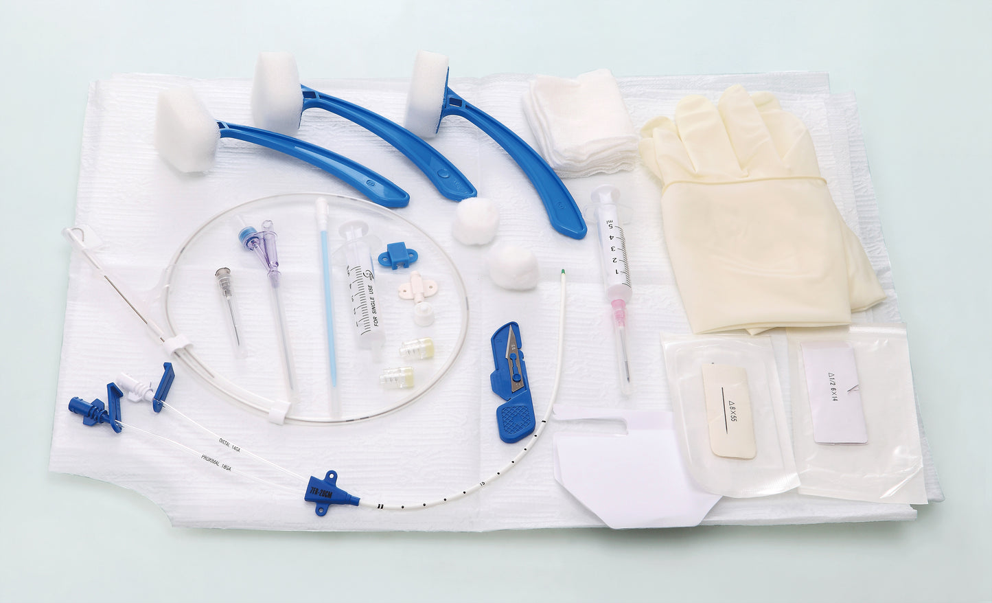 Central venous catheter composite pack