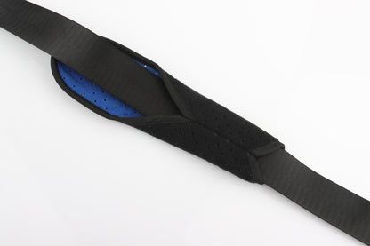 Blue and black forearm sling