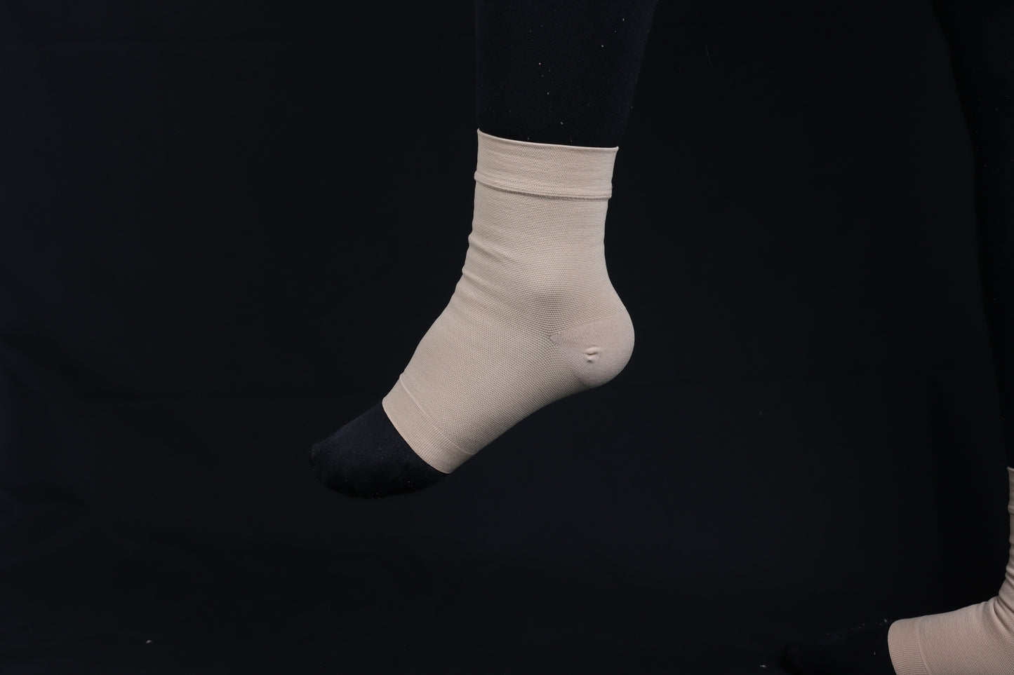 Skin tone cotton ankle brace