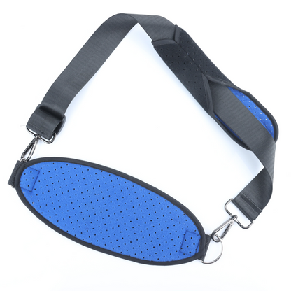 Blue and black forearm sling