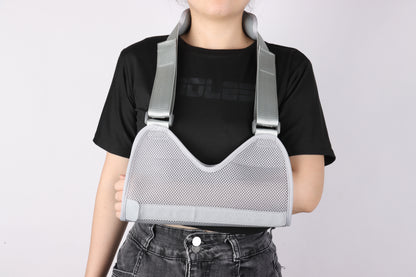 Gray forearm steel sling