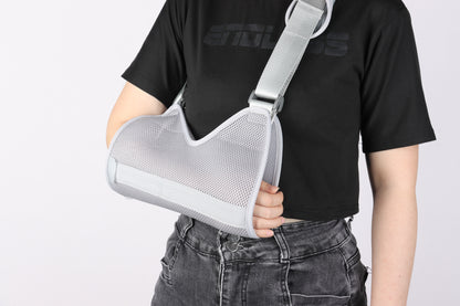 Gray forearm steel sling