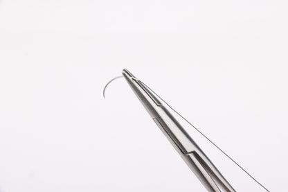 Ophthalmic needle holder